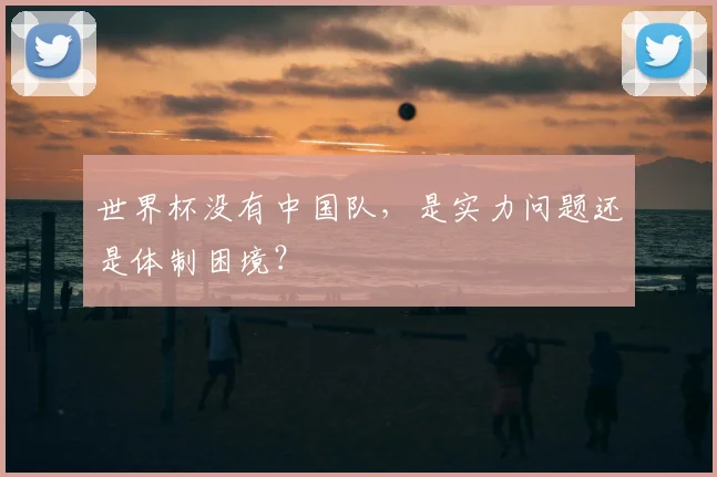 世界杯没有中国队，是实力问题还是体制困境？