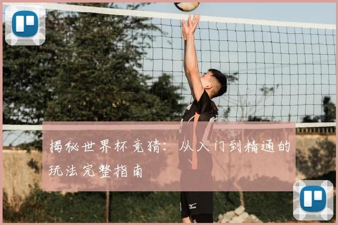 揭秘世界杯竞猜:从入门到精通的玩法完整指南