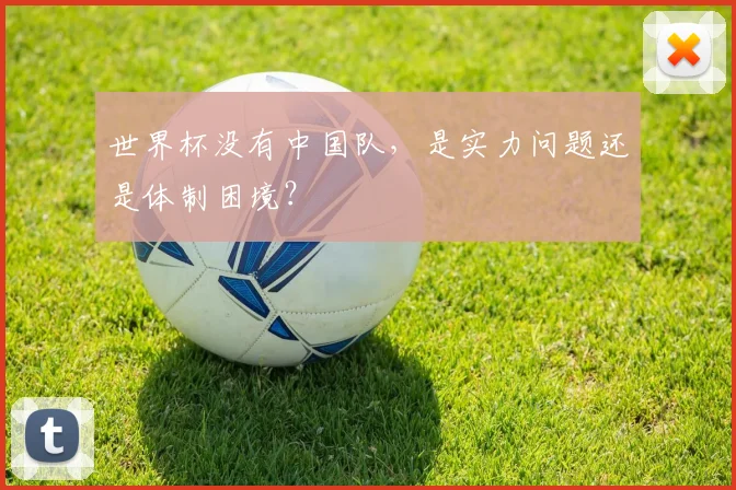 世界杯没有中国队，是实力问题还是体制困境？